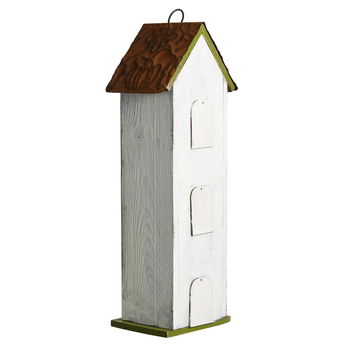 Foto 7 | Birdhouse Glitzhome, Madera Maciza Envejecida Para Jardín, 18 Cm - Venta Internacional.