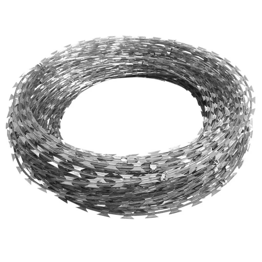 Foto 4 pulgar | Arazor Wire Vidaxl Bto-22, Acortina Nato, 60 M, Galvanizada - Venta Internacional.