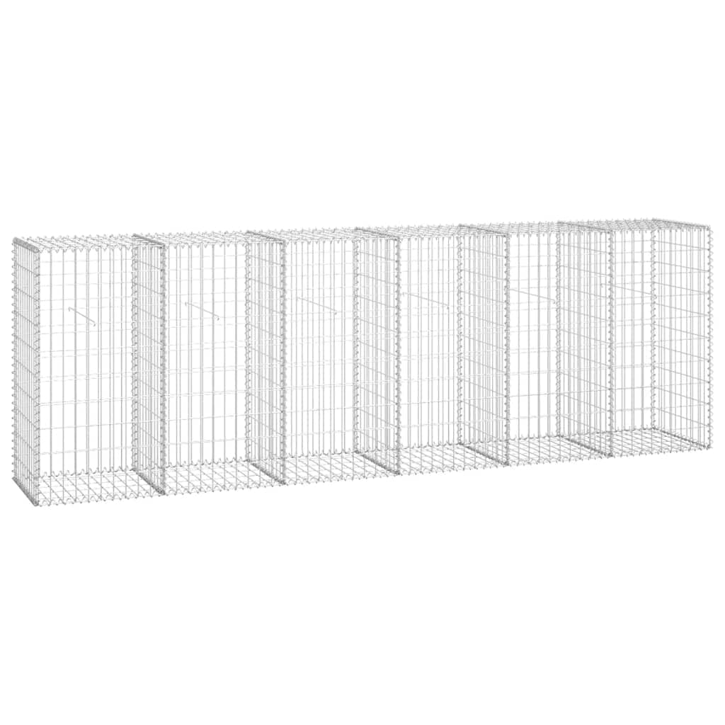 Foto 1 | Pared Gabion Vidaxl De Acero Galvanizado, 300 X 50 X 100 Cm, Con Fundas - Venta Internacional.
