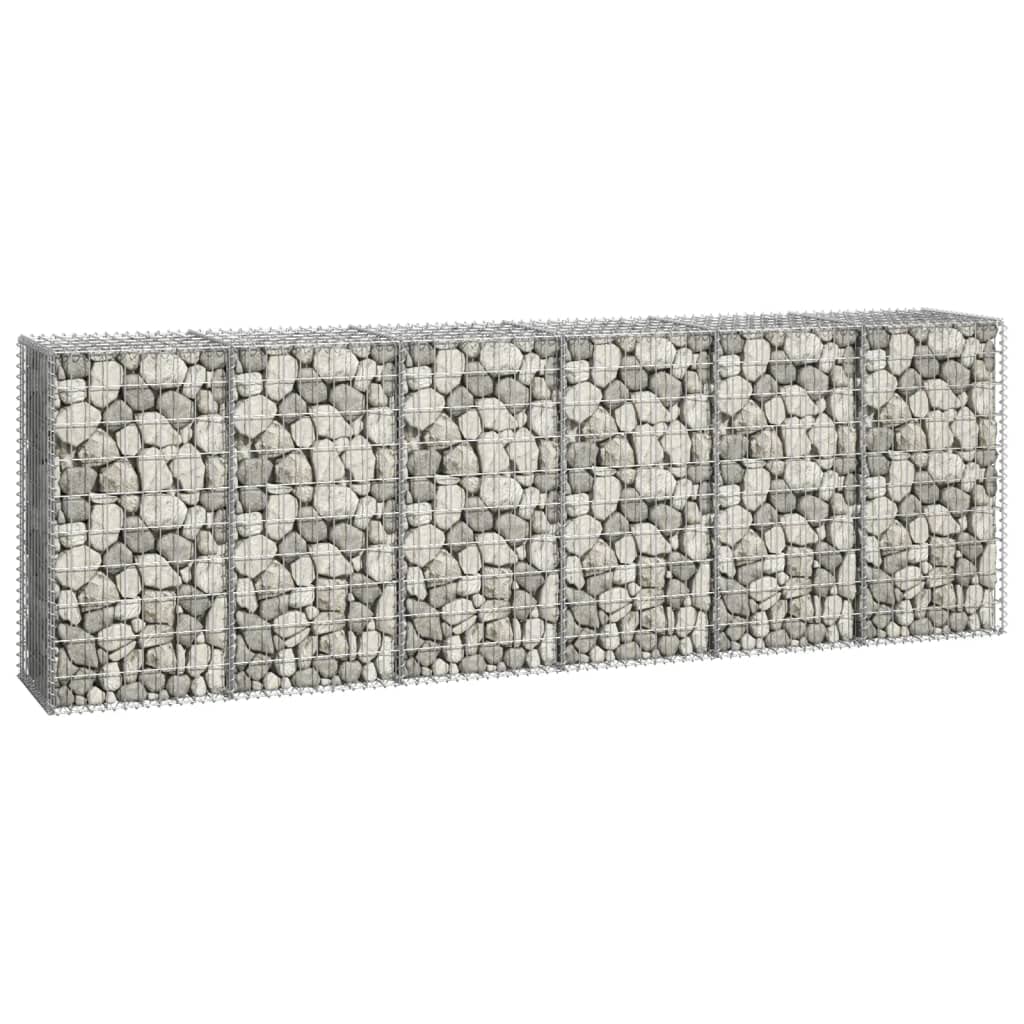 Foto 3 | Pared Gabion Vidaxl De Acero Galvanizado, 300 X 50 X 100 Cm, Con Fundas - Venta Internacional.