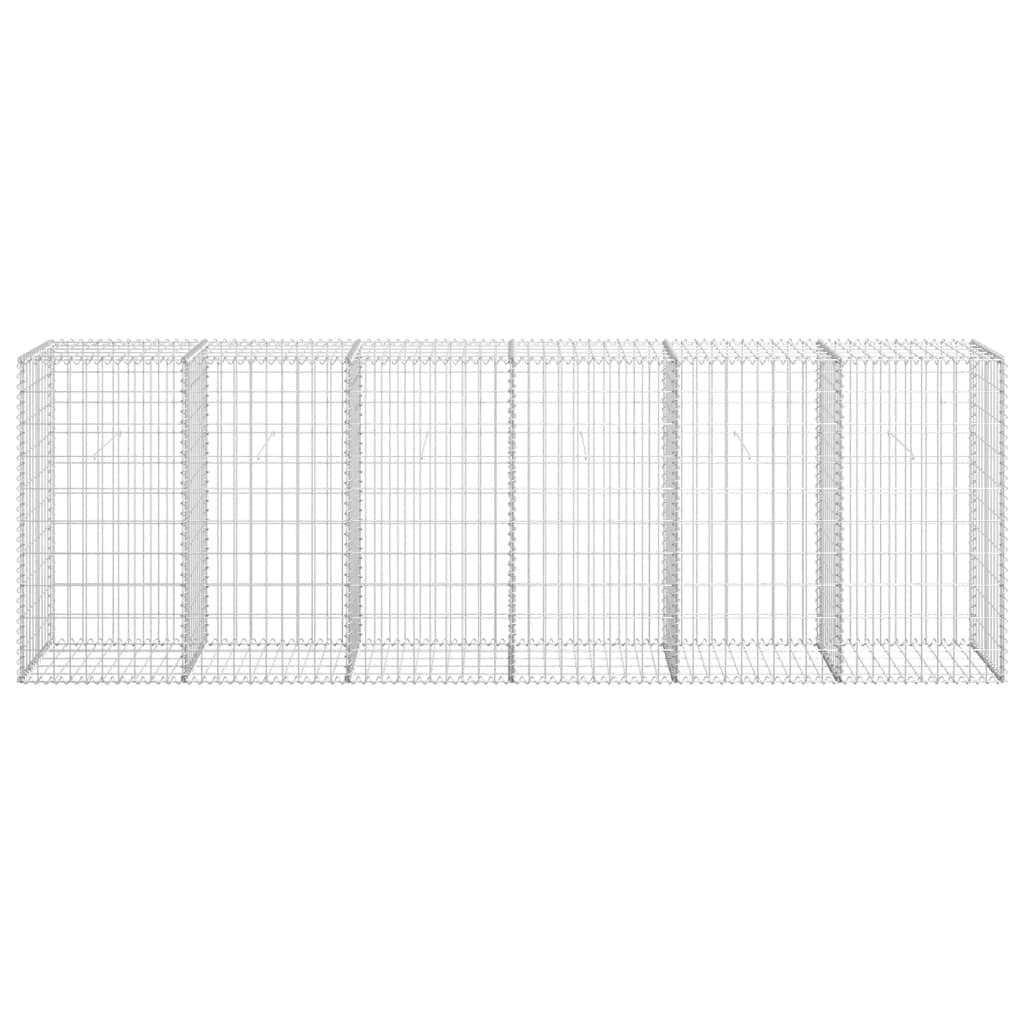 Foto 5 pulgar | Pared Gabion Vidaxl De Acero Galvanizado, 300 X 50 X 100 Cm, Con Fundas - Venta Internacional.
