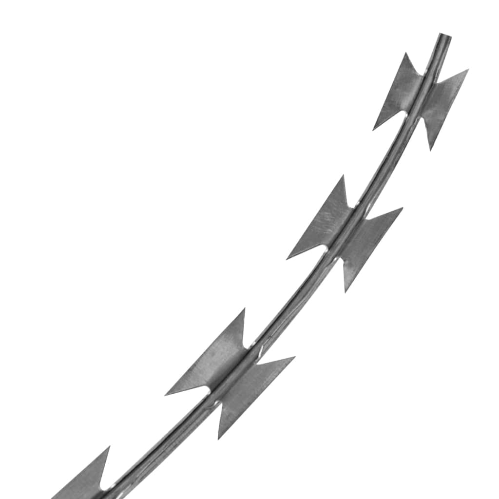 Foto 3 | Valla Helicoidal De Acero Galvanizado Razor Wire Vidaxl, 100 M - Venta Internacional.