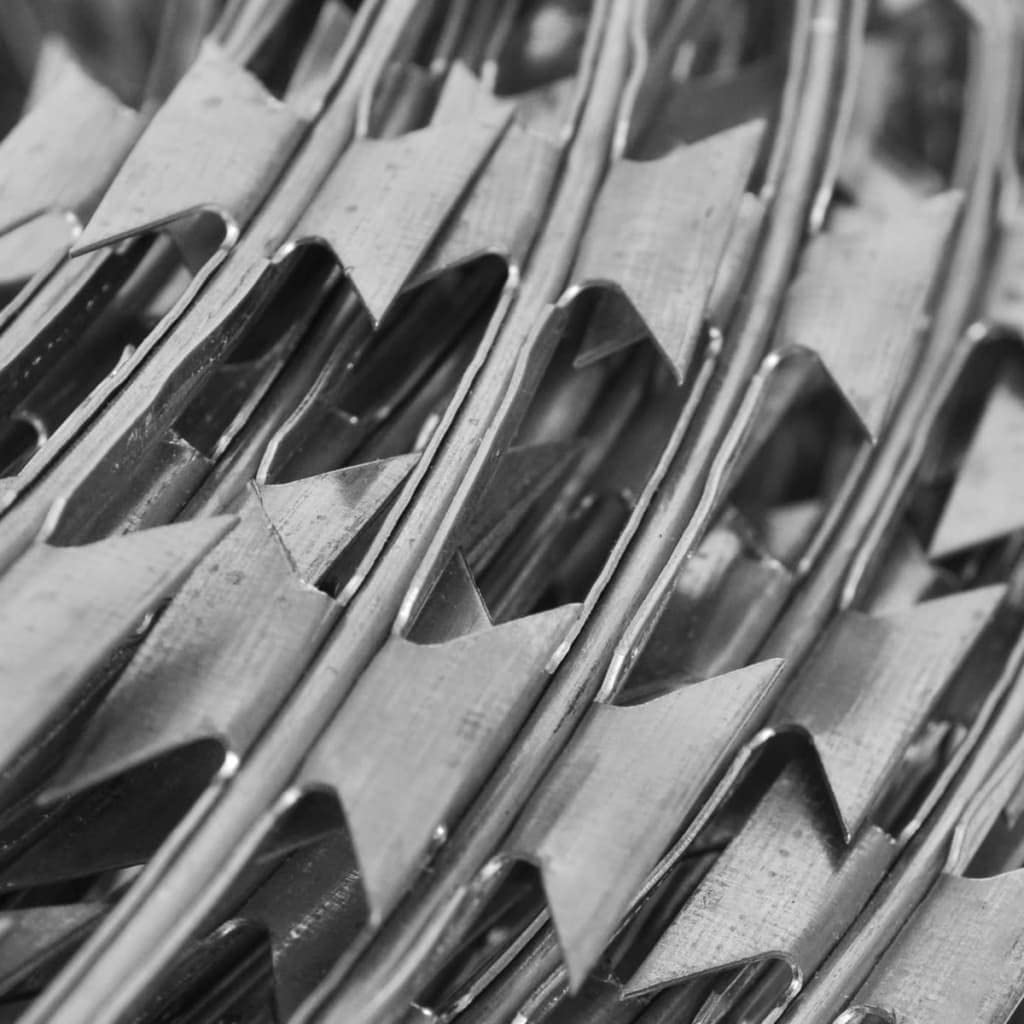 Foto 5 pulgar | Valla Helicoidal De Acero Galvanizado Razor Wire Vidaxl, 100 M - Venta Internacional.