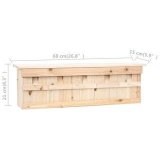 Foto 3 | Casa para Aves Vidaxl de Madera-Venta Internacional