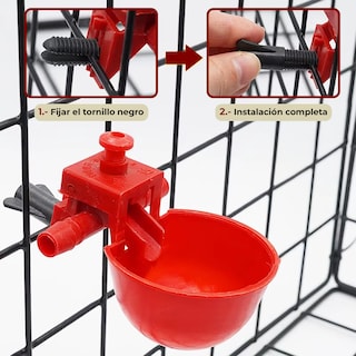 Foto 4 | Set De 10 Piezas De Bebederos Para Aves