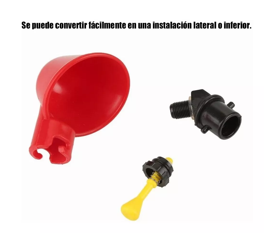 Foto 4 pulgar | Bebedero Automático Para Aves Belug 25 Piezas color Rojo