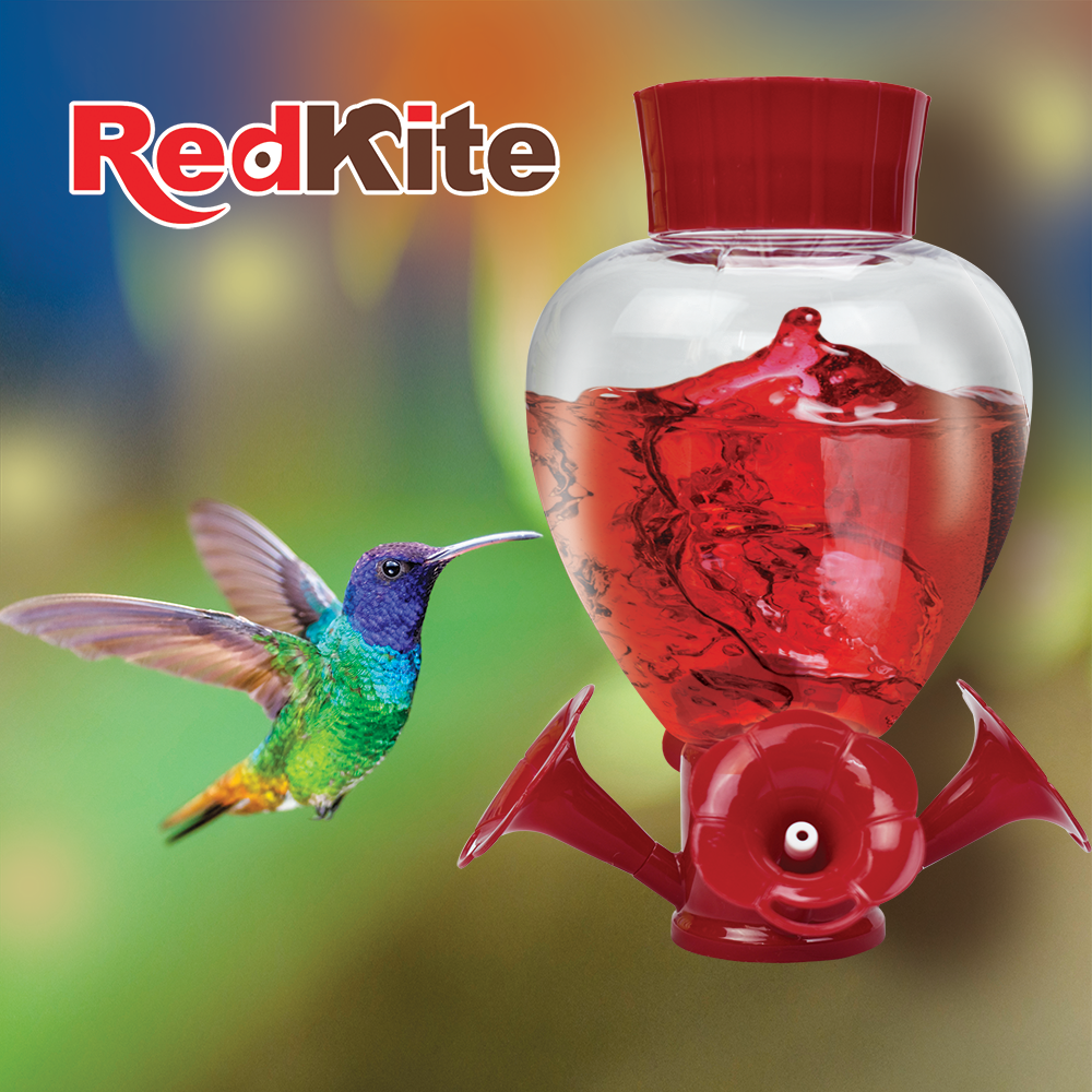 Foto 4 pulgar | Bebedero Redkite de Esfera con Petunias para Colibríes de 1.2 Litros