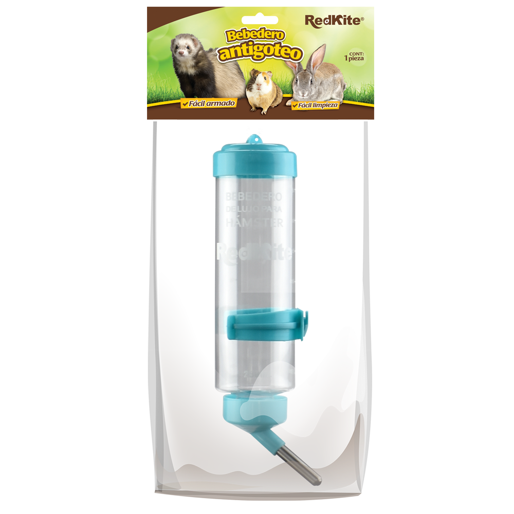 Foto 4 pulgar | Bebedero Antigoteo Grande 250 Ml Red Kite Colores Aleatorios