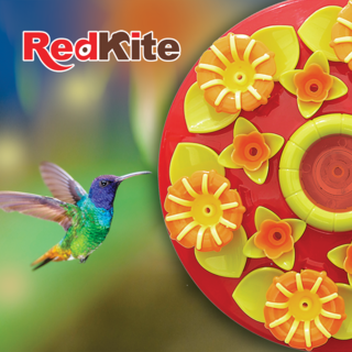 Foto 3 | Bebedero en Forma de Disco Floral Redkite para Colibrí con Capacidad 500 Mililitros