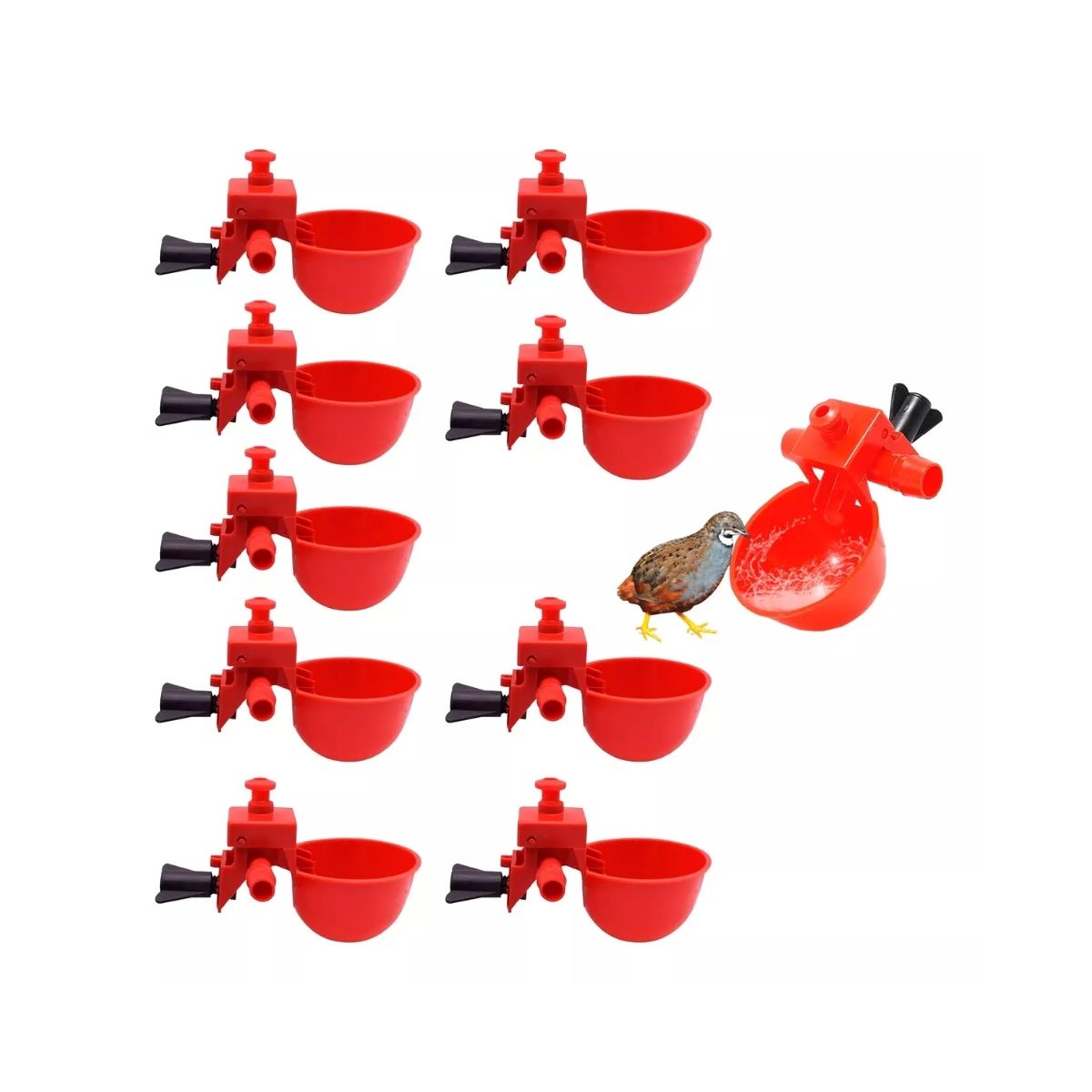 Foto 1 | Set de 20 Piezas de Bebederos para Aves