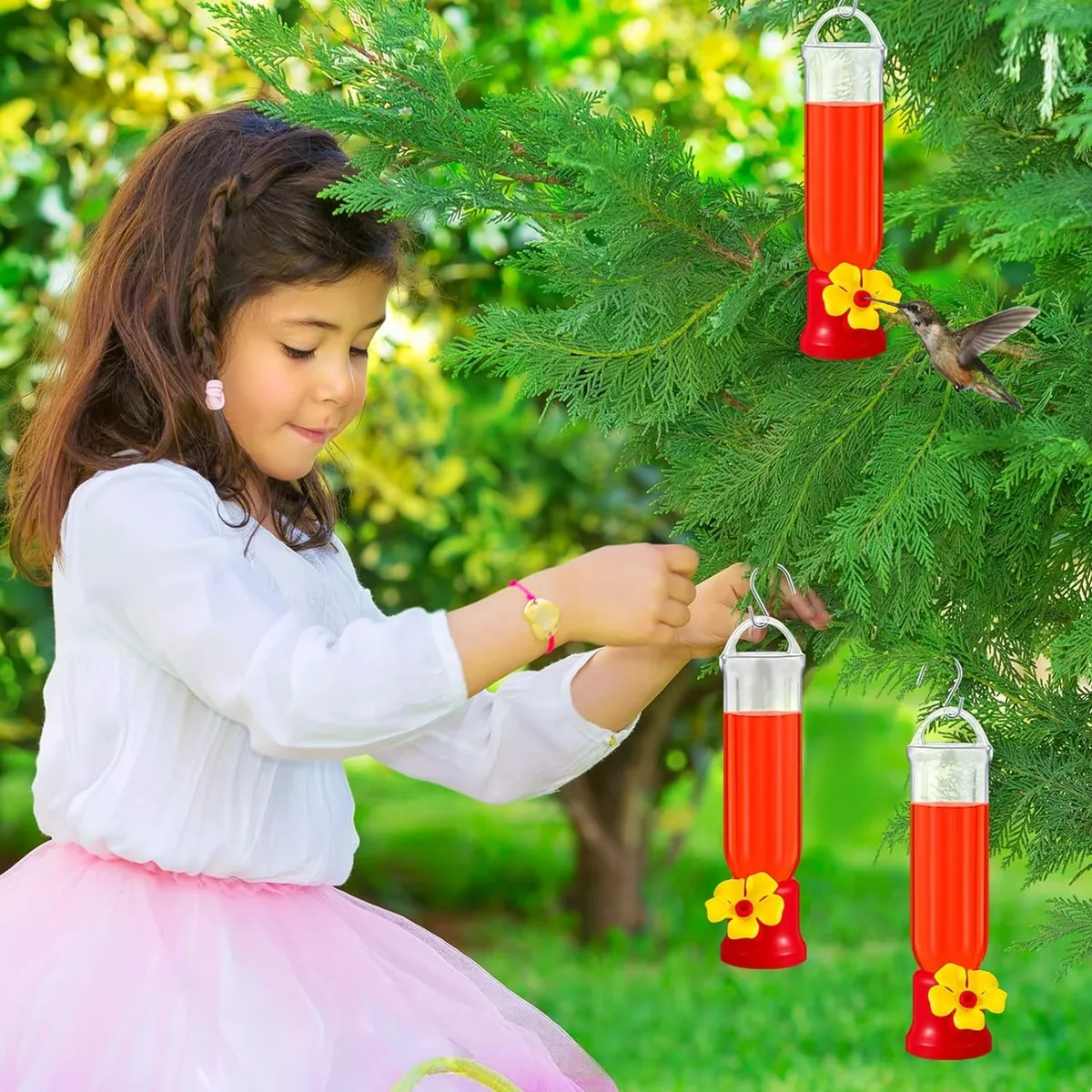 Foto 3 | Mini Alimentador de Colibrí Al Aire Libre 90ml Eo Safe Imports Esi-14132 4pcs Multicolor
