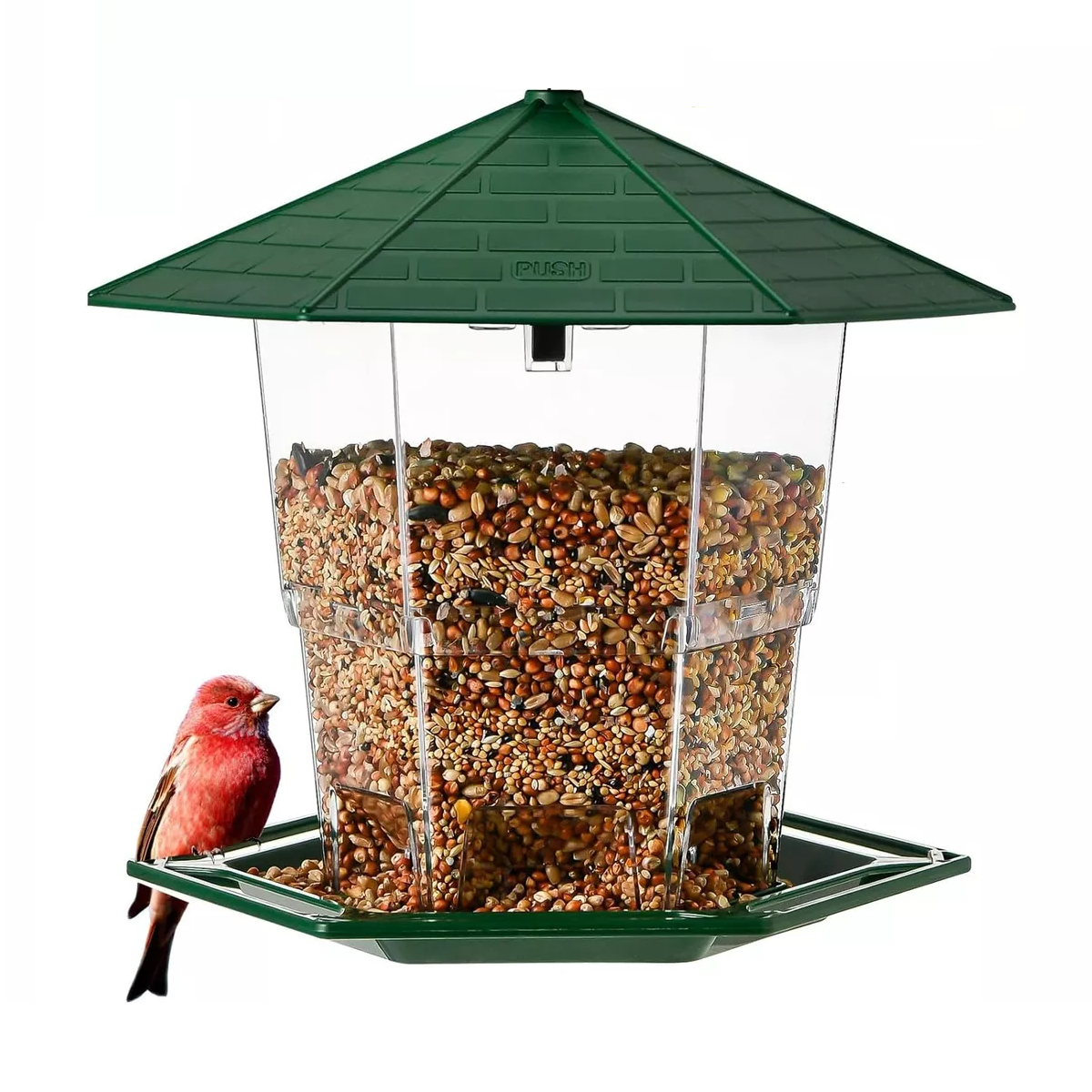 Foto 1 | Comedero con Función de Bloqueo Retráctil Eo Safe Imports Esi-14133 Multicolor para Pájaros