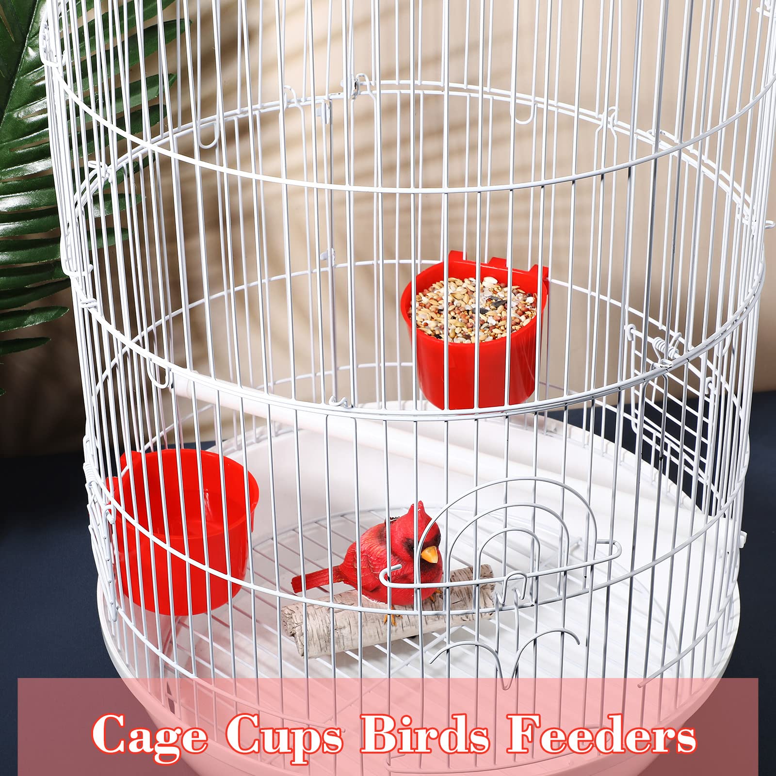 Foto 5 pulgar | Cuenco De Agua Sumind De Cage Cups, 60 Unidades, Para Comedero Para Pájaros - Venta Internacional.
