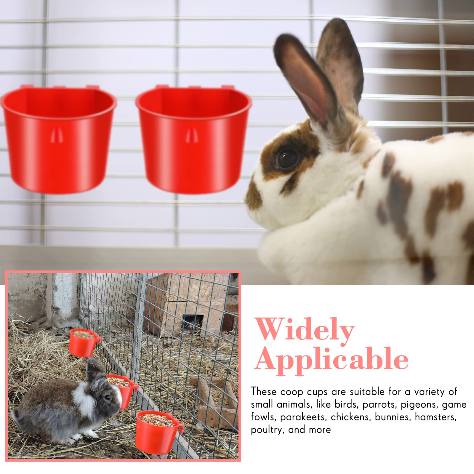 Foto 7 pulgar | Cuenco De Agua Sumind De Cage Cups, 60 Unidades, Para Comedero Para Pájaros - Venta Internacional.