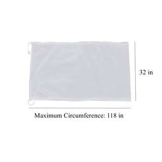 Foto 2 | Recogedor De Semillas Para Pájaros Ismarten, Ajustable, Nailon, Color Blanco Y Negro - Venta Internacional.