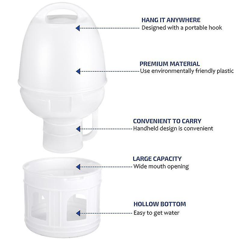 Foto 6 pulgar | Dispensador De Agua Drinking Fountains Con Alimentador Automático Para Pájaros, 5 Litros - Venta Internacional.