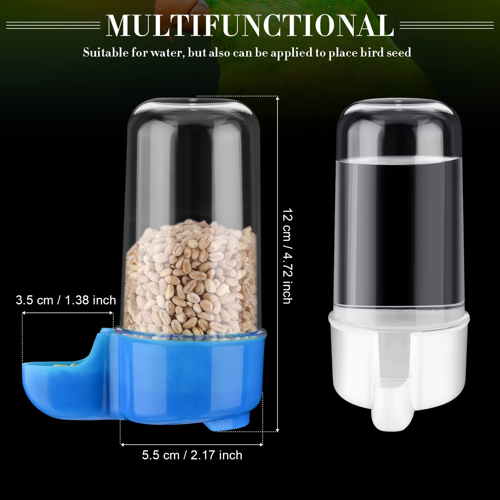 Foto 3 pulgar | Dispensador Automático De Agua Para Jaulas De Pájaros (4 Unidades) - Venta Internacional.