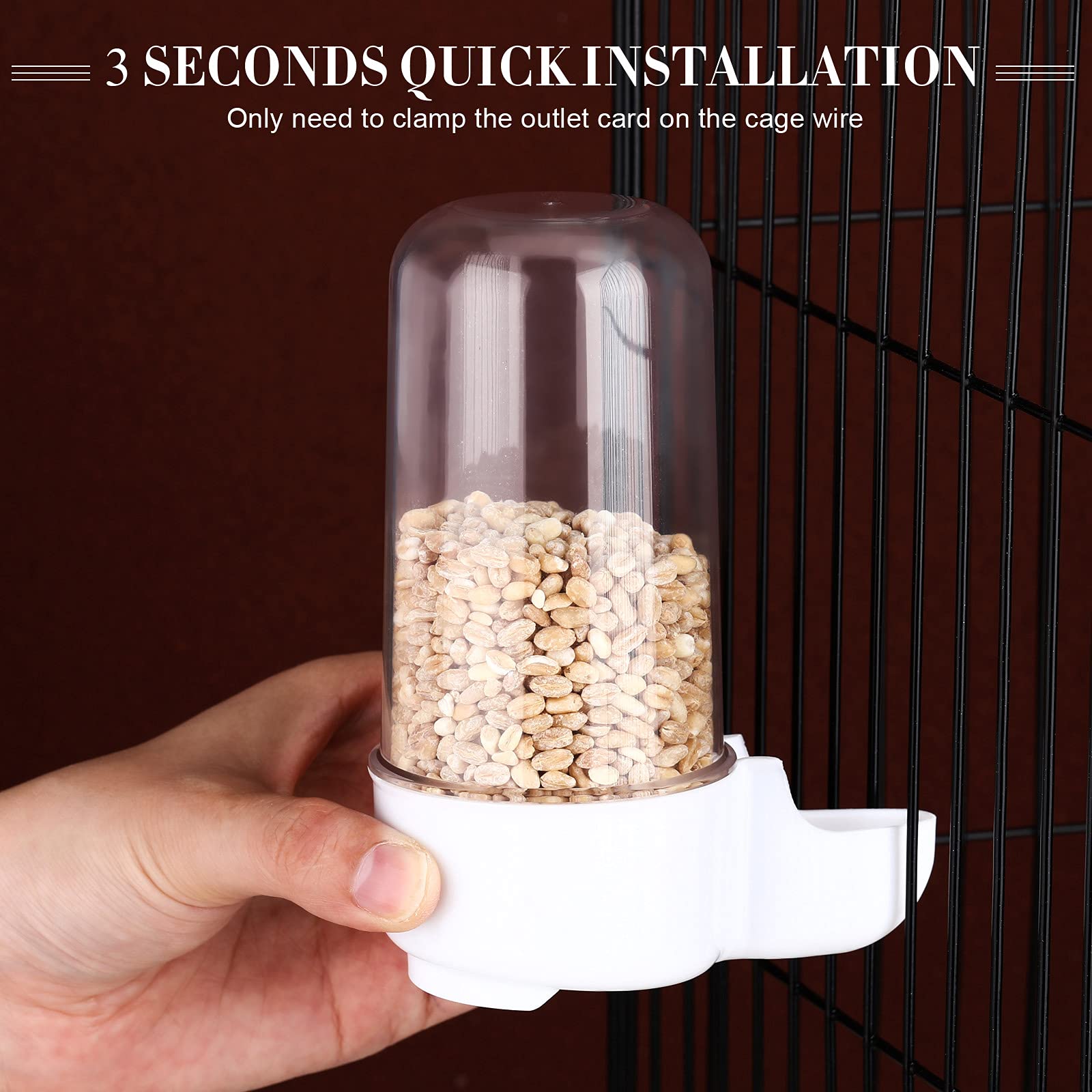 Foto 6 pulgar | Dispensador Automático De Agua Para Jaulas De Pájaros (4 Unidades) - Venta Internacional.