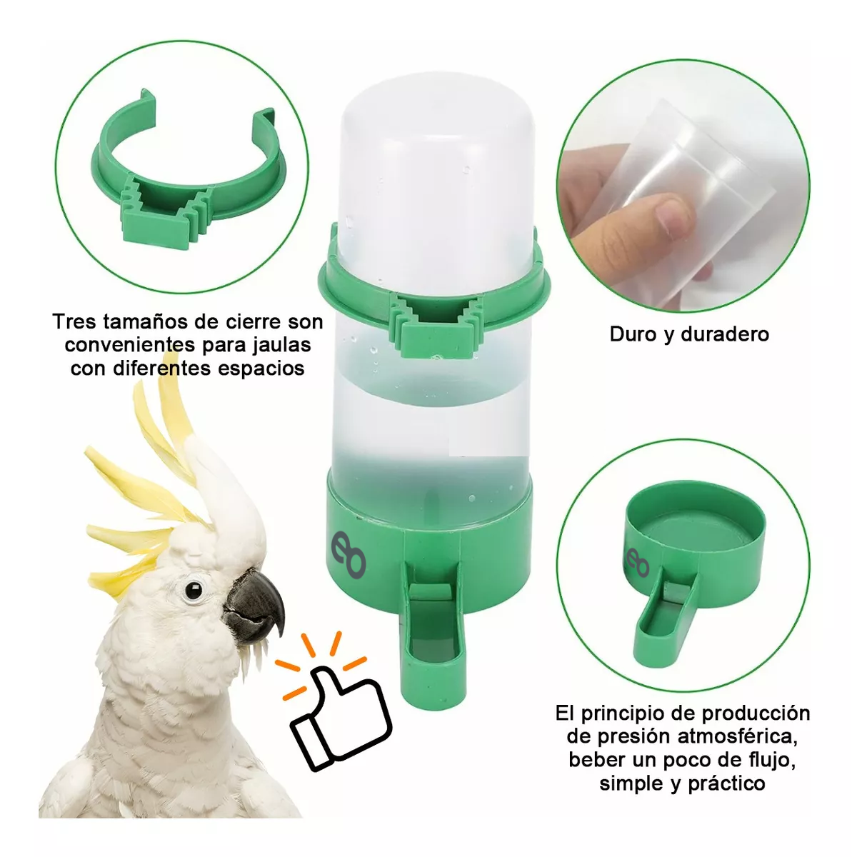 Foto 3 pulgar | Dispensador de Agua Eo Safe Imports 10 Piezas para Aves