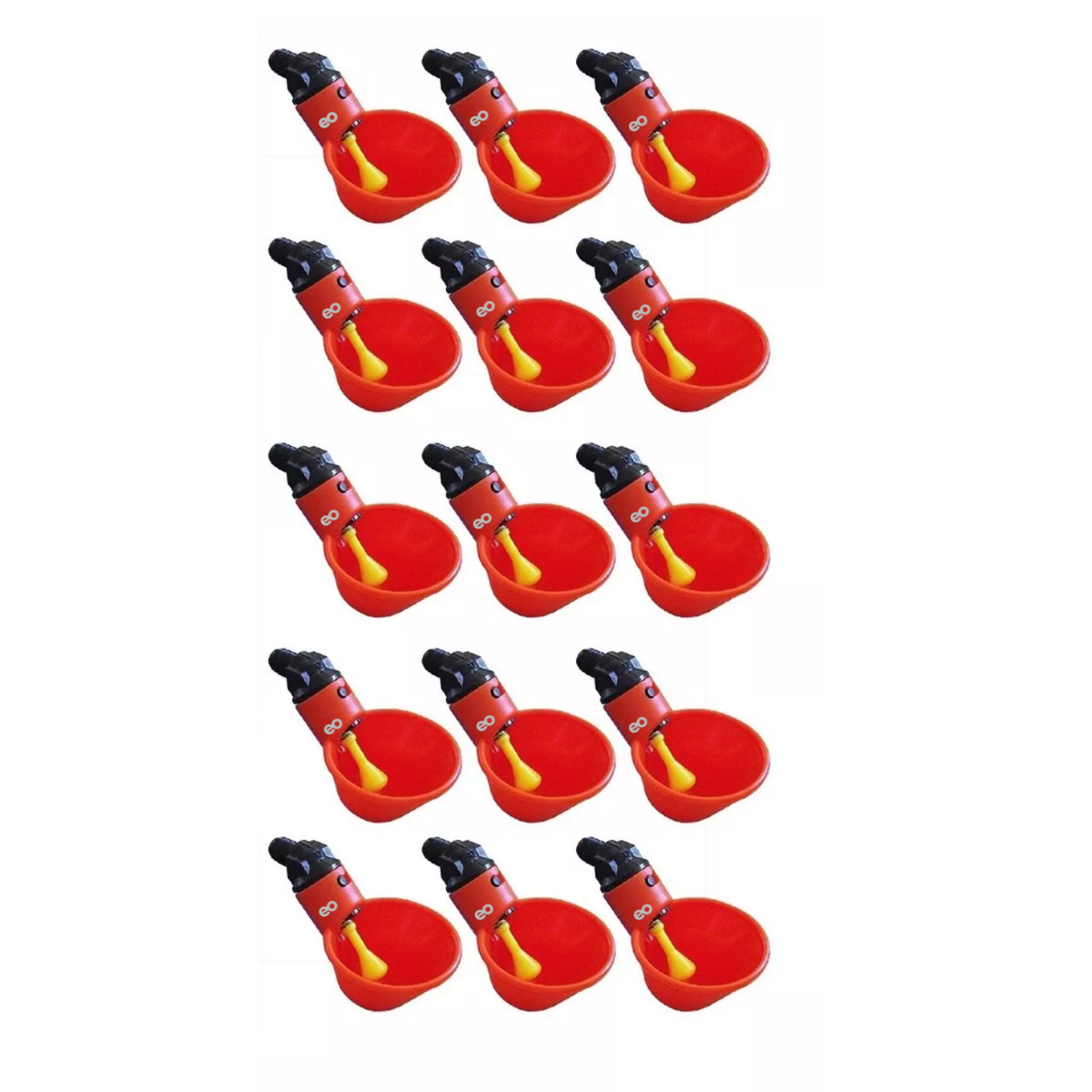 Foto 1 | Kit Bebederos Separadores para Gallos 30 Piezas Eo Safe Imports Esi-9736-1 Rojo
