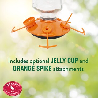 Foto 5 | Vaso Oriole Feeder Perky-pet 9113-2 Con Relleno Superior, 650 Ml, Naranja - Venta Internacional.