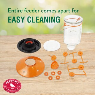 Foto 7 | Vaso Oriole Feeder Perky-pet 9113-2 Con Relleno Superior, 650 Ml, Naranja - Venta Internacional.