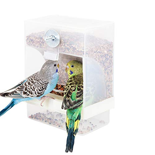 Foto 2 pulgar | Comedero Automático Para Pájaros Que No Ensucia, Para Pájaros Con Forma De Jaula - Venta Internacional.