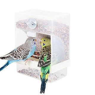 Foto 1 | Comedero Automático Para Pájaros Que No Ensucia, Para Pájaros Con Forma De Jaula - Venta Internacional.