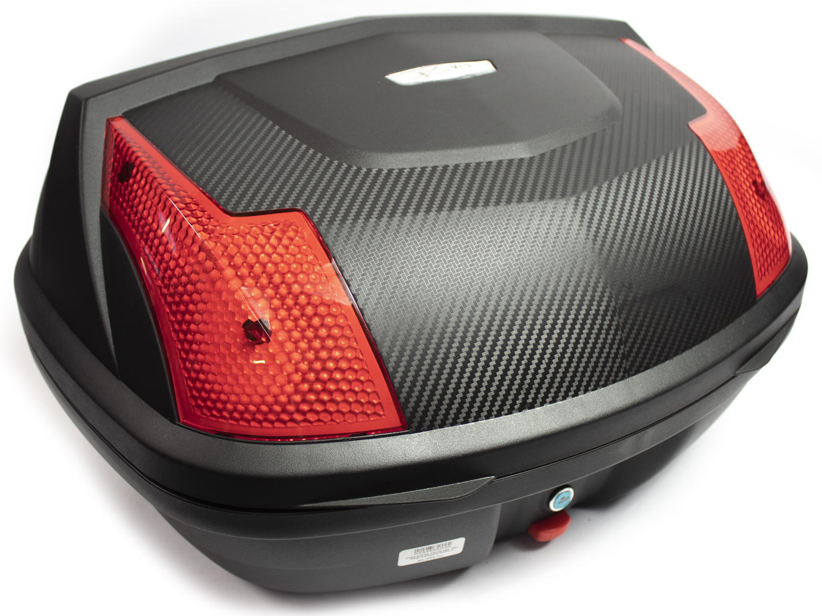 Foto 2 pulgar | Caja Portaequipaje para Moto Kinlley Negra Base Plástico 48 L