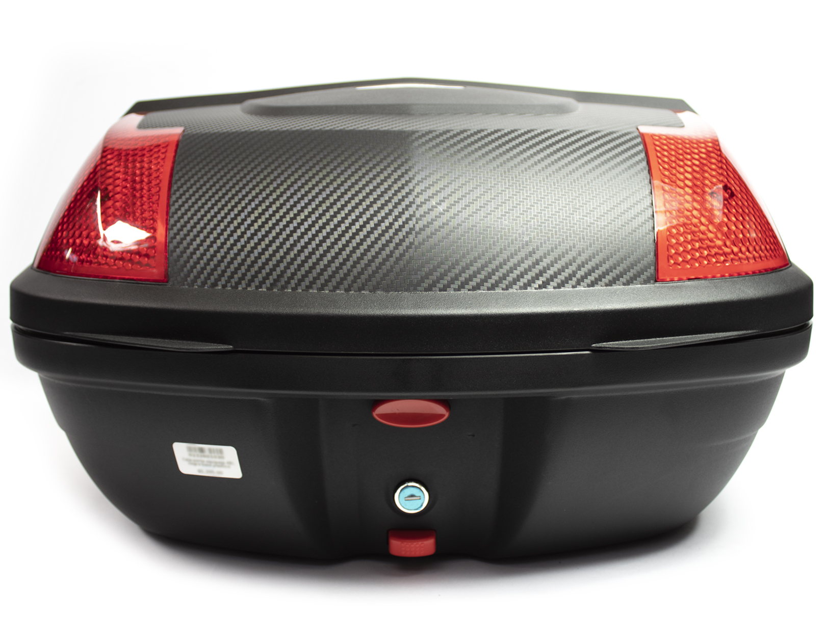 Foto 2 | Caja Portaequipaje para Moto Kinlley Negra Base Plástico 48 L