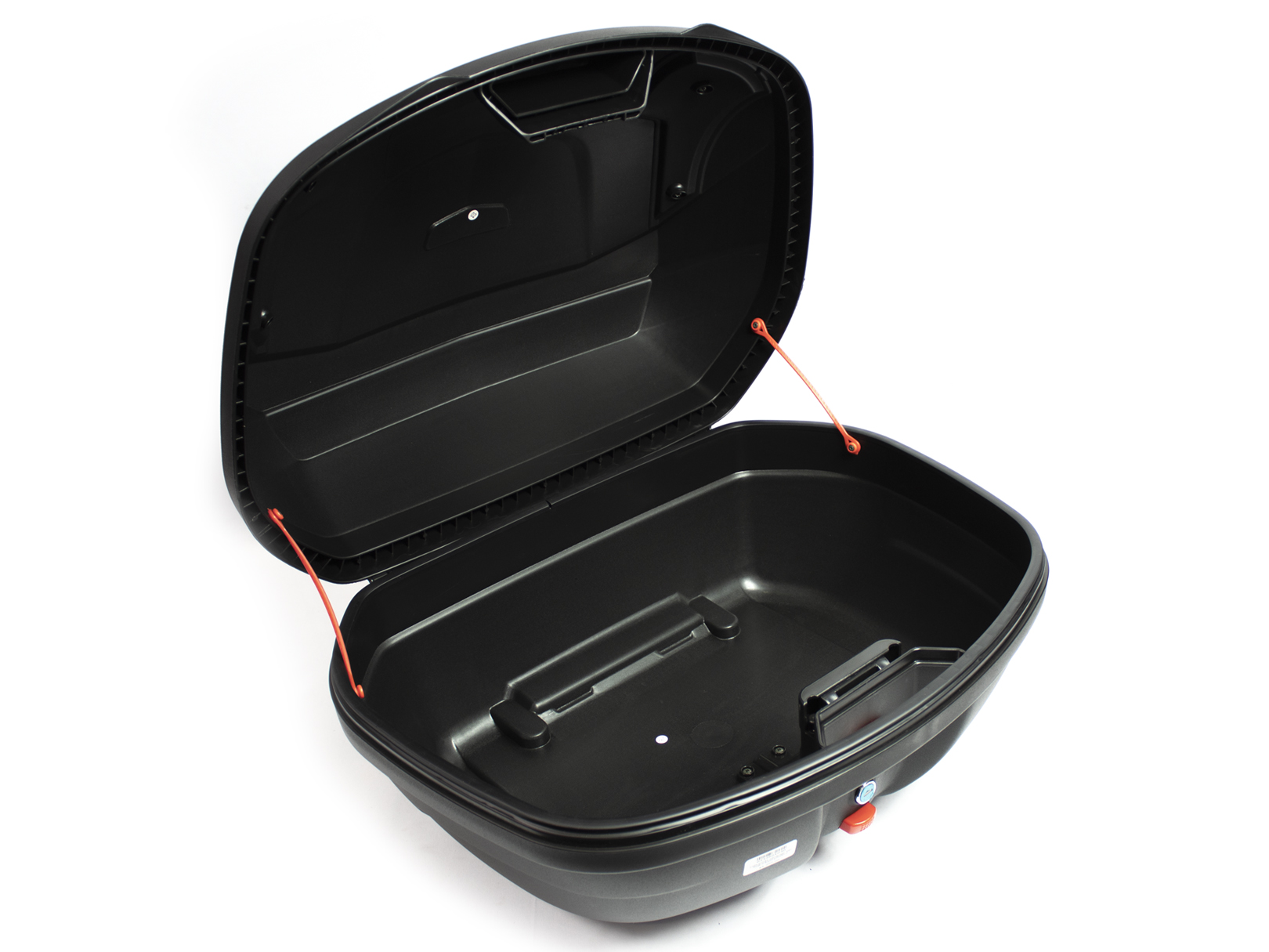 Foto 4 pulgar | Caja Portaequipaje para Moto Kinlley Negra Base Plástico 48 L