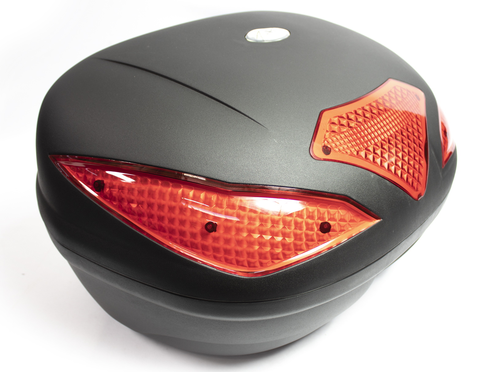 Foto 2 pulgar | Caja Porta Equipaje para Moto Kinlley 43l color Negro Base Metálica