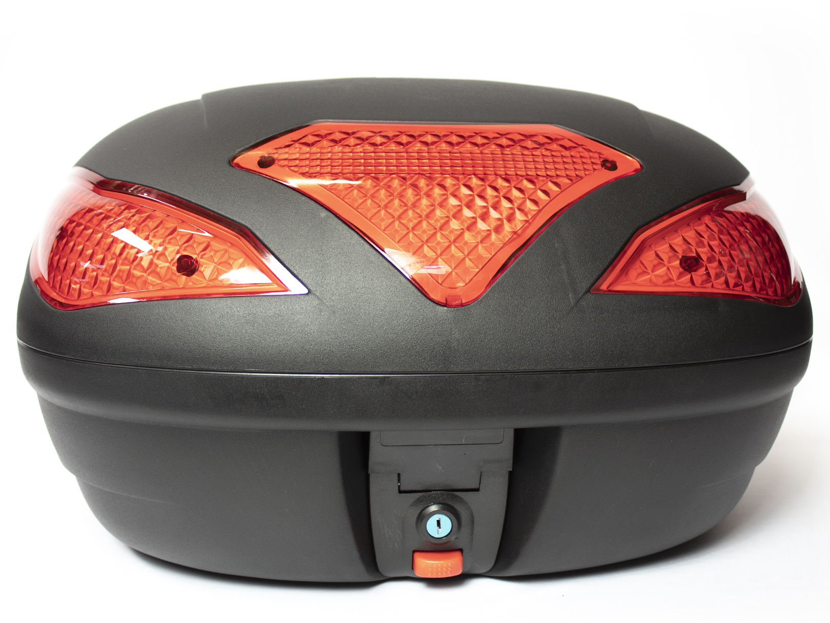 Foto 3 pulgar | Caja Porta Equipaje para Moto Kinlley 43l color Negro Base Metálica