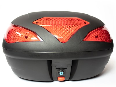 Foto 2 | Caja Porta Equipaje para Moto Kinlley 43l color Negro Base Metálica
