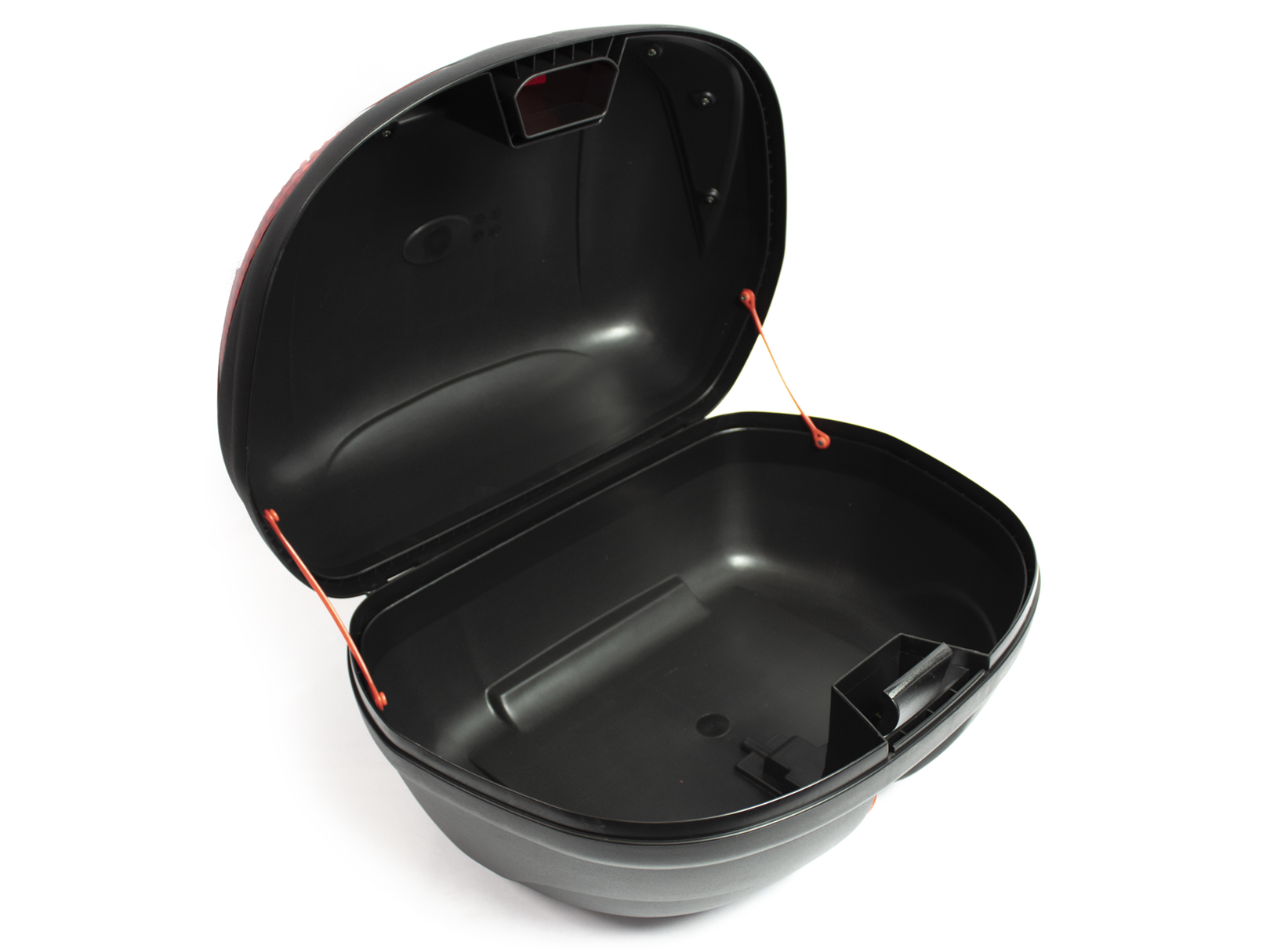 Foto 4 pulgar | Caja Porta Equipaje para Moto Kinlley 43l color Negro Base Metálica