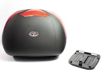 Foto 4 | Caja Porta Equipaje para Moto Kinlley 43l color Negro Base Metálica
