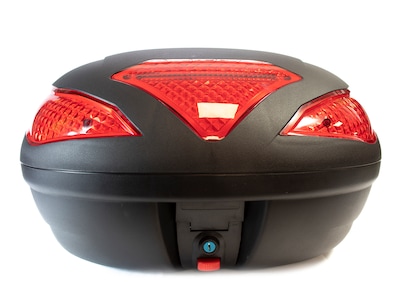 Foto 3 | Caja Porta Equipaje para Moto Kinlley 43l color Negro Base Metálica con Led
