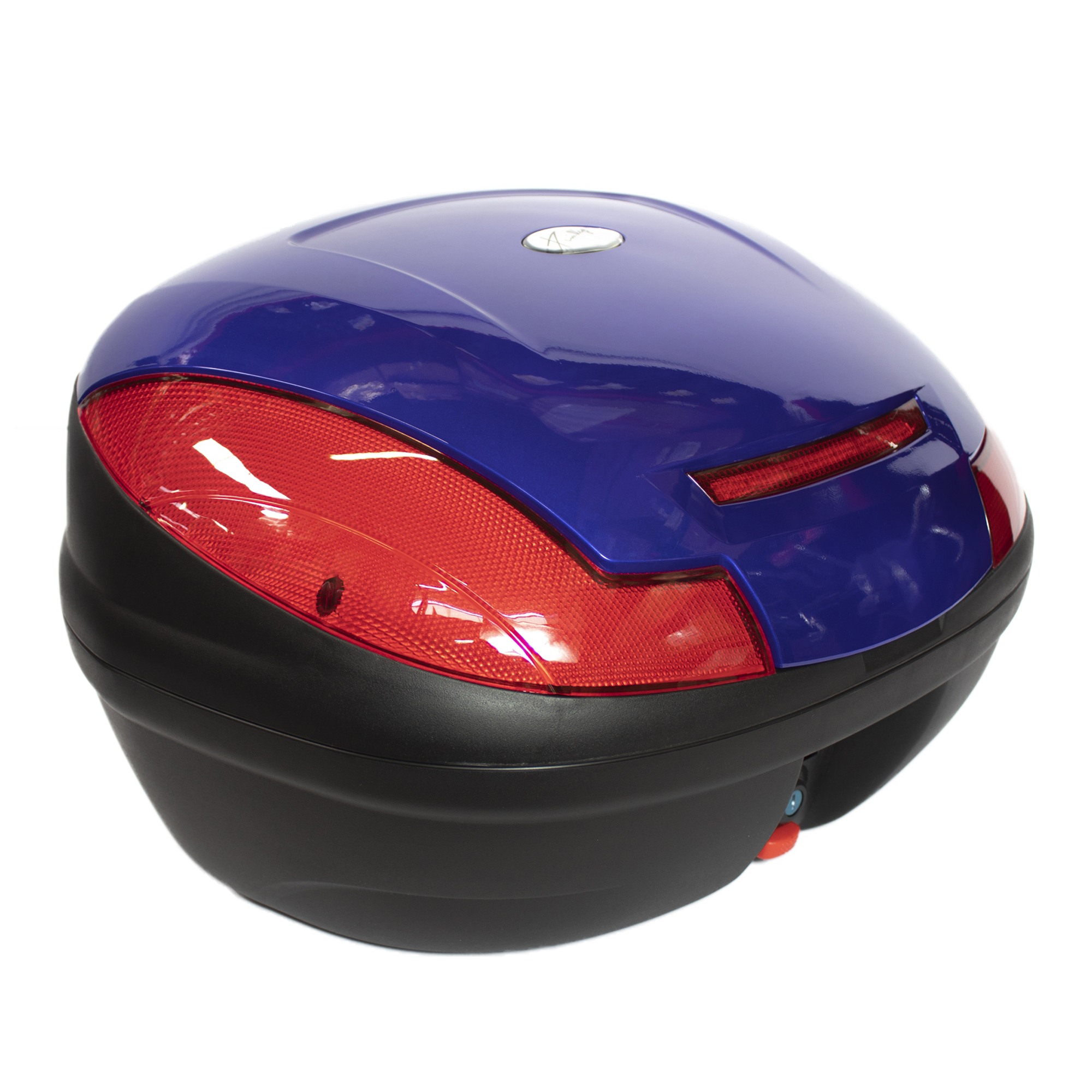 Foto 2 pulgar | Caja Porta Equipaje Kinlley para Moto 43l con Base Metálica con Led Azul