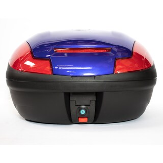 Foto 2 | Caja Porta Equipaje Kinlley para Moto 43l con Base Metálica con Led Azul