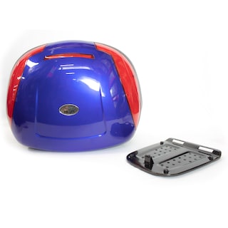 Foto 4 | Caja Porta Equipaje Kinlley para Moto 43l con Base Metálica con Led Azul