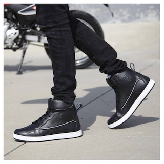 Foto 5 | Tenis Atacama Travis Protección Biker Calzado Bota Negra para Moto de Piel