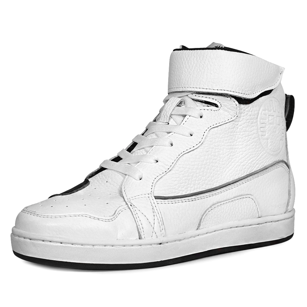 Tenis Atacama Kevin Blanco Protección Biker Calzado Bota para Moto de Piel