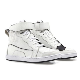 Foto 3 | Tenis Atacama Kevin Blanco Protección Biker Calzado Bota para Moto de Piel