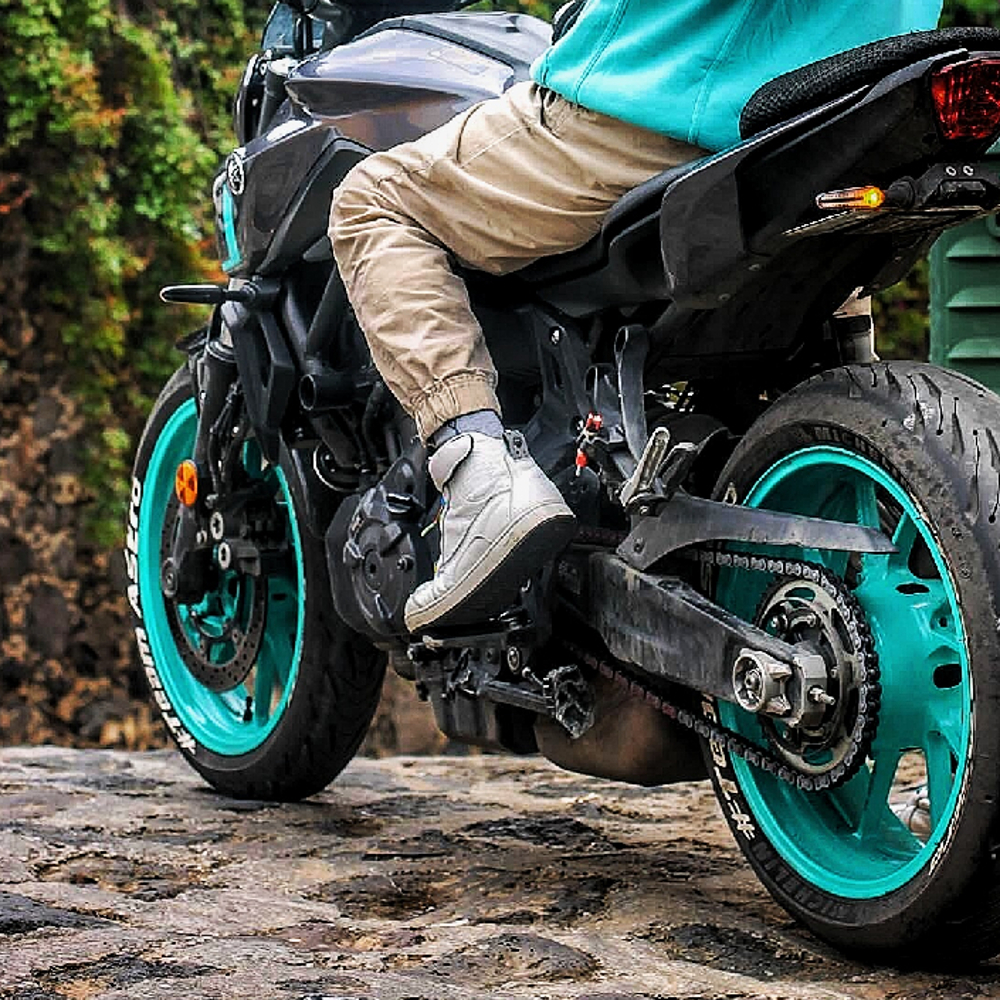 Foto 6 | Tenis Atacama Kevin Blanco Protección Biker Calzado Bota para Moto de Piel