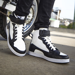 Foto 6 | Tenis Atacama Ricky Blanco Protección Biker Calzado Bota para Moto de Piel