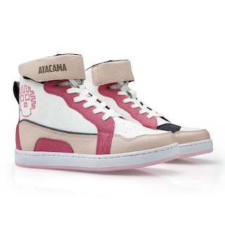 Foto 3 | Tenis Atacama Steff Rosa Protección Biker Calzado Bota para Moto de Piel