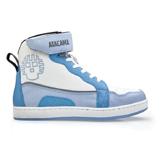 Foto 2 | Tenis Atacama Isadora Azul Protección Biker Calzado Bota para Moto de Piel