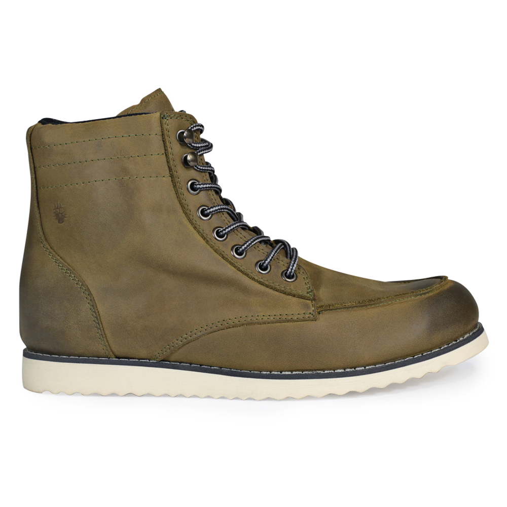 Foto 3 pulgar | Bota Atacama Cairoli Olivo Protección  Biker Calzado para Moto de Piel