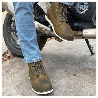 Foto 6 | Bota Atacama Cairoli Olivo Protección Biker Calzado para Moto de Piel