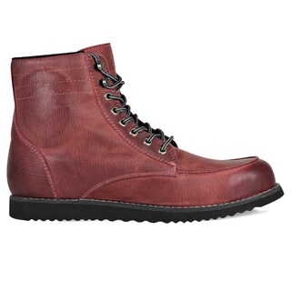 Foto 2 | Bota Atacama Block Guinda Protección Biker Calzado para Moto de Piel